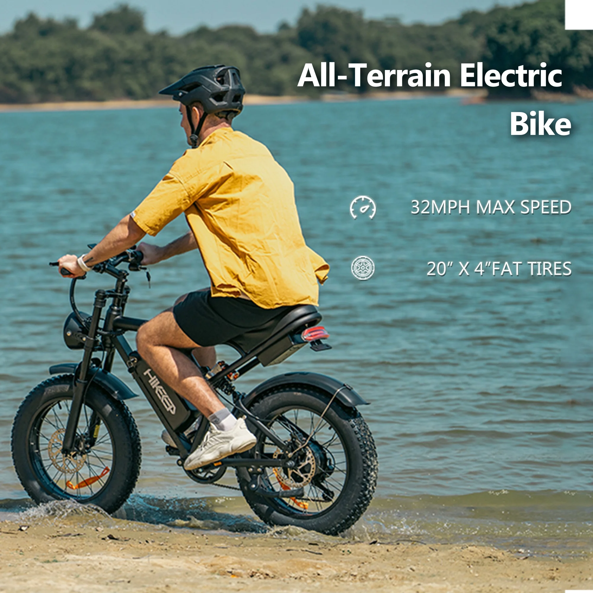 Hikeep 1500W Peak Electric Bike, 20