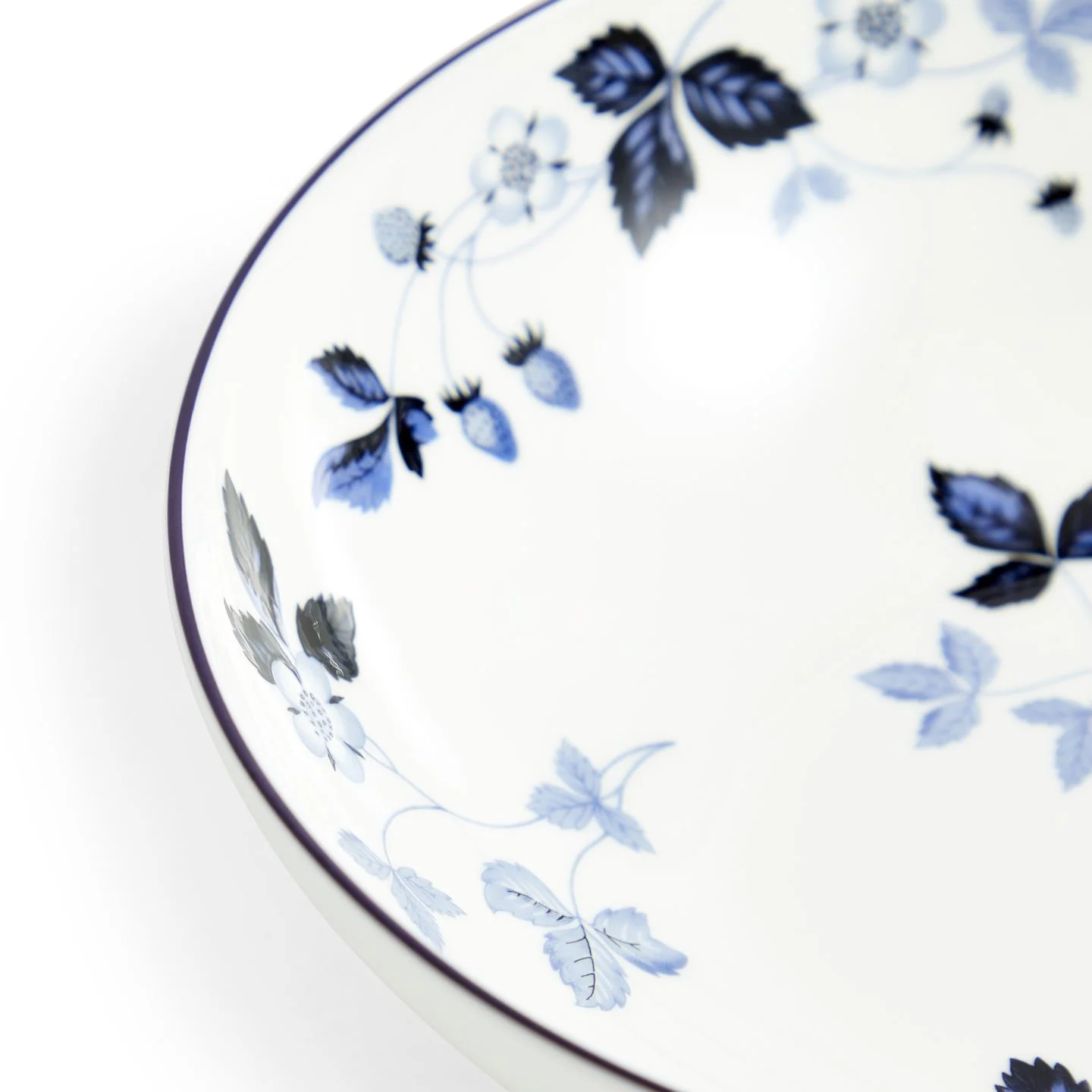 Wild Strawberry Inky Blue Cereal Bowl