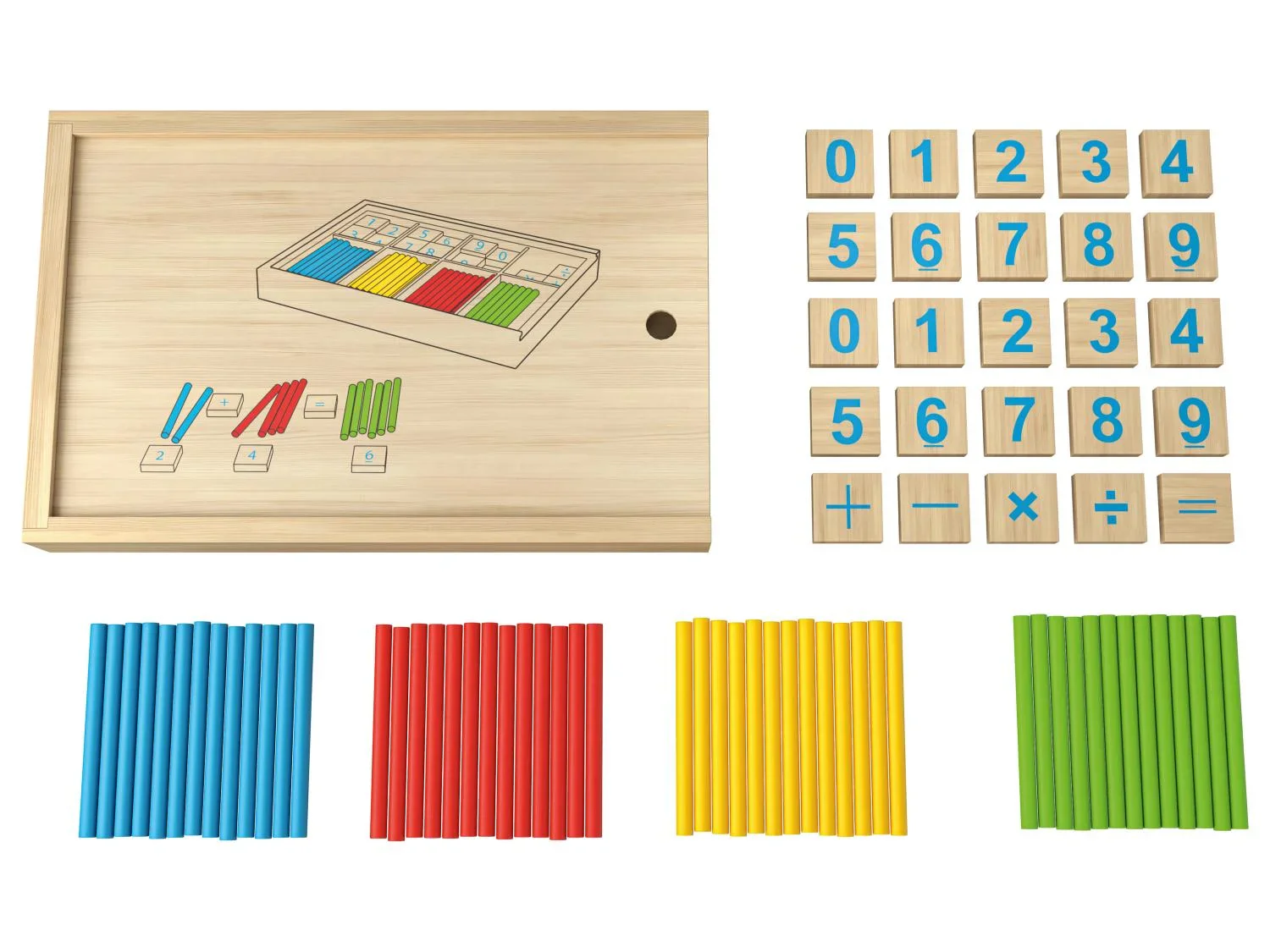 lupilu Jeu en bois Montessori