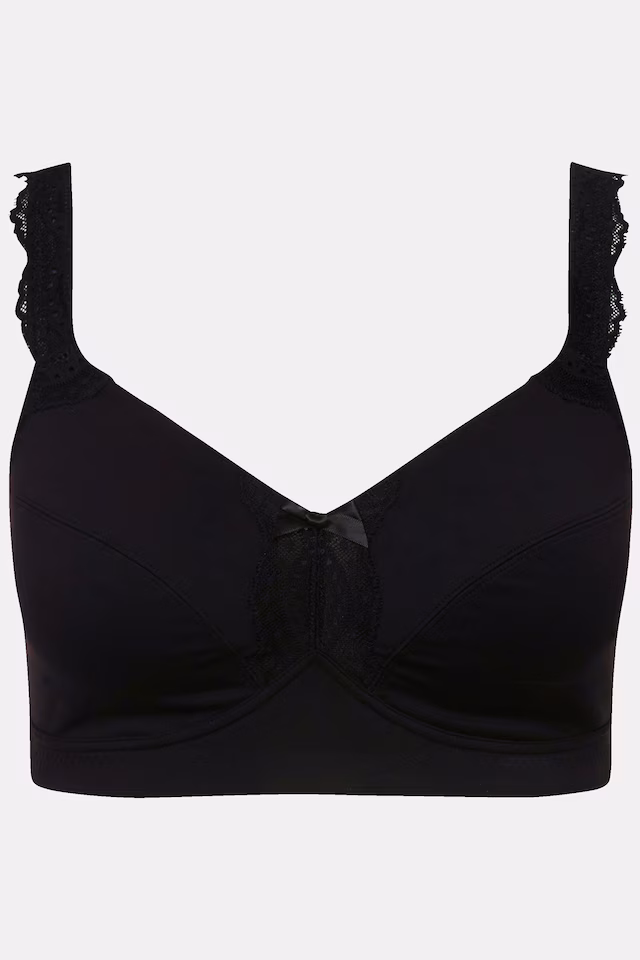 Lace Detail Underwire-Free Bralette