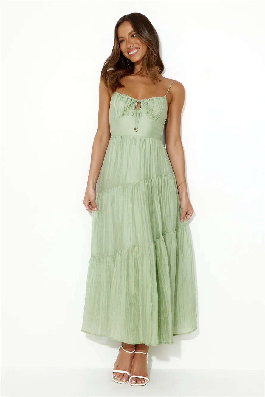 Summer Feels Maxi Dress Green
