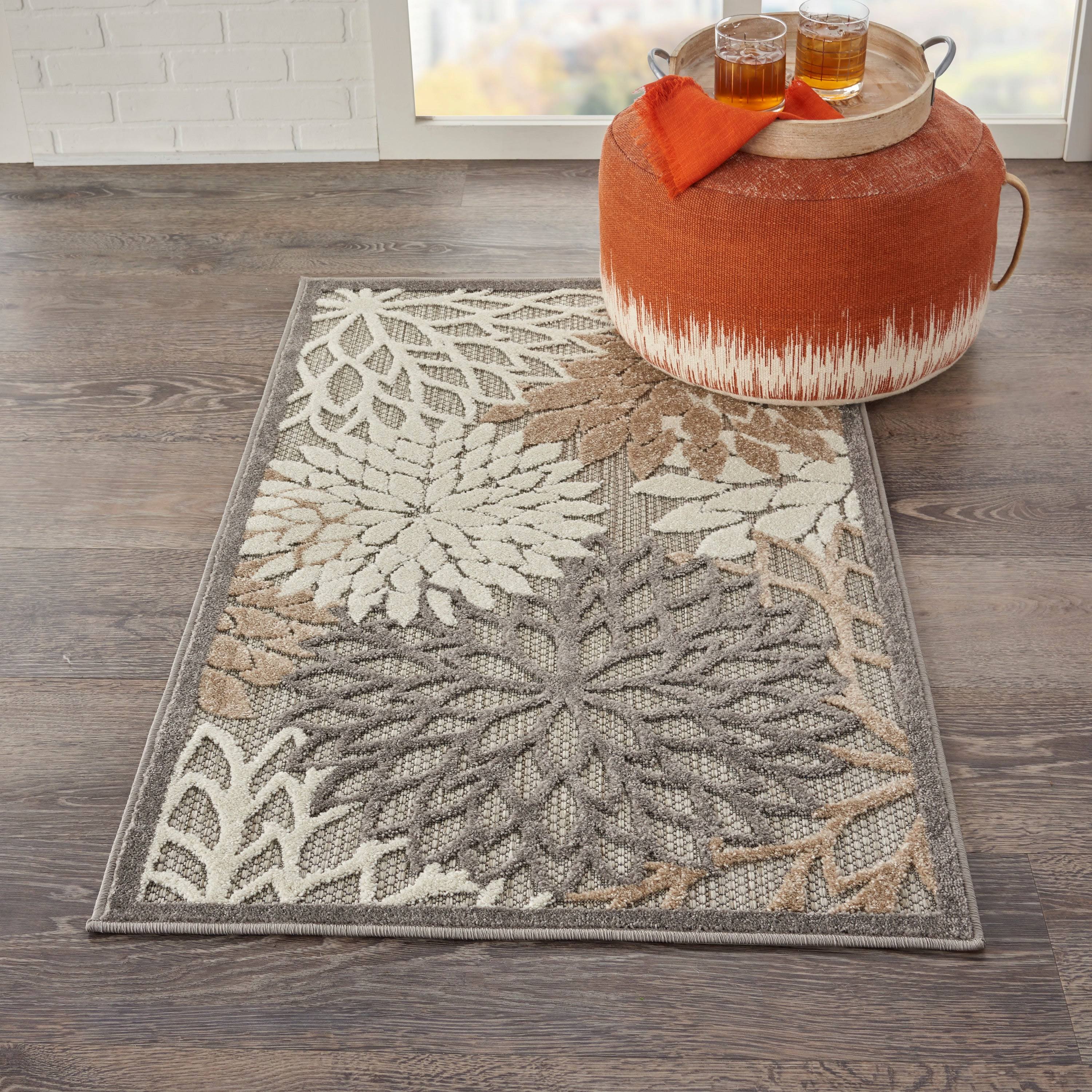 Nourison Aloha ALH05 Natural Area Rug, 2'8