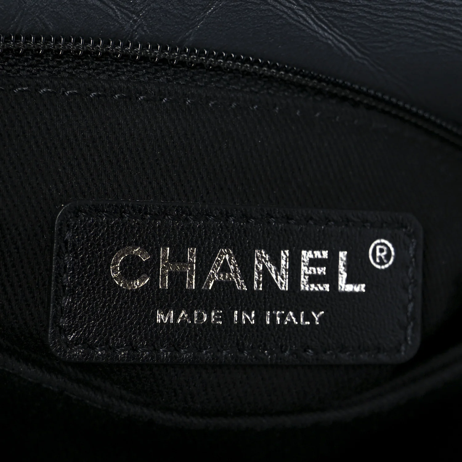 Metallic Aged Calfskin Quilted Mini Coco Handle Flap Charcoal