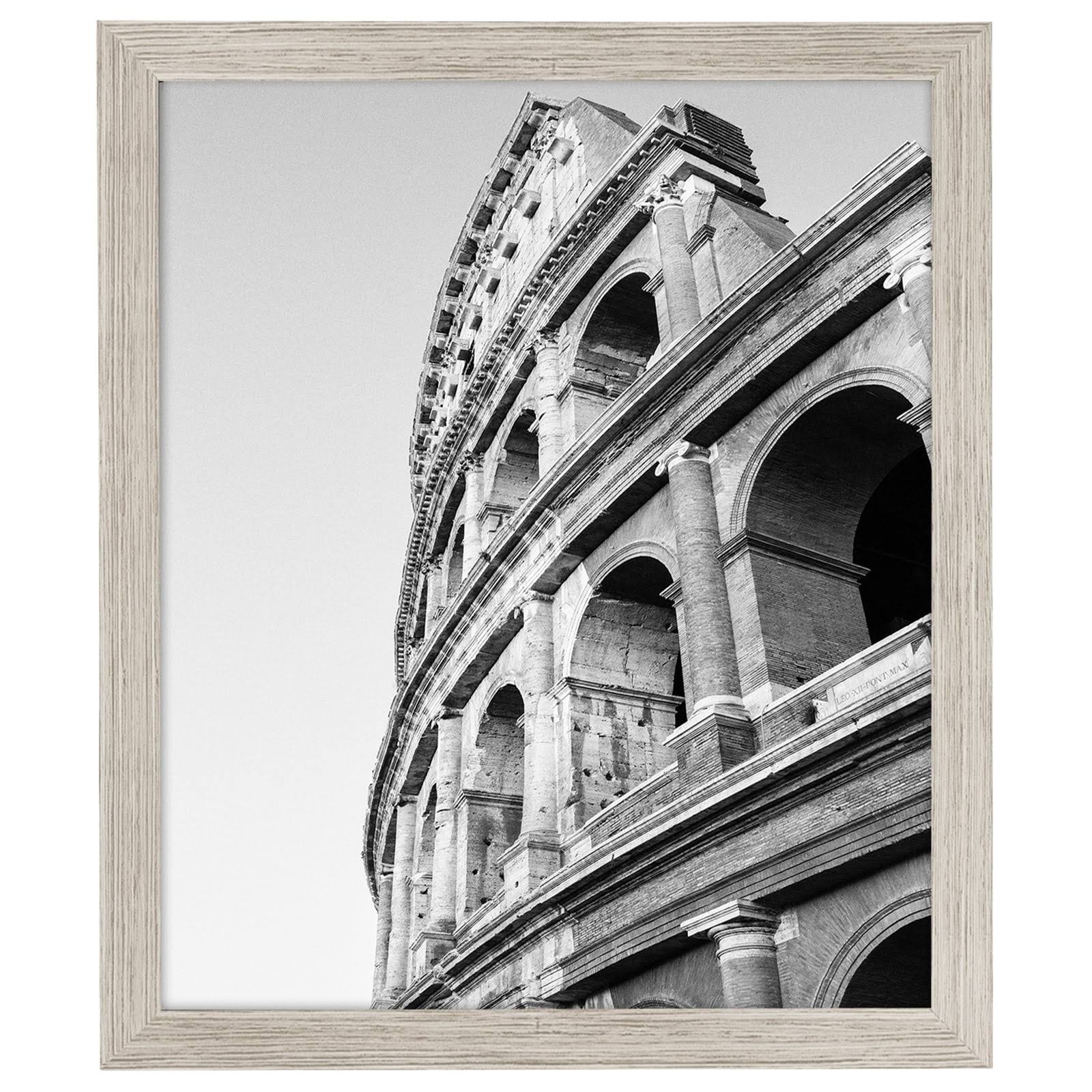 Americanflat 20x24 Poster Frame in Drift Wood with Polished Plexiglass - Horizontal and Vertical Formats with Included Hanging Hardware