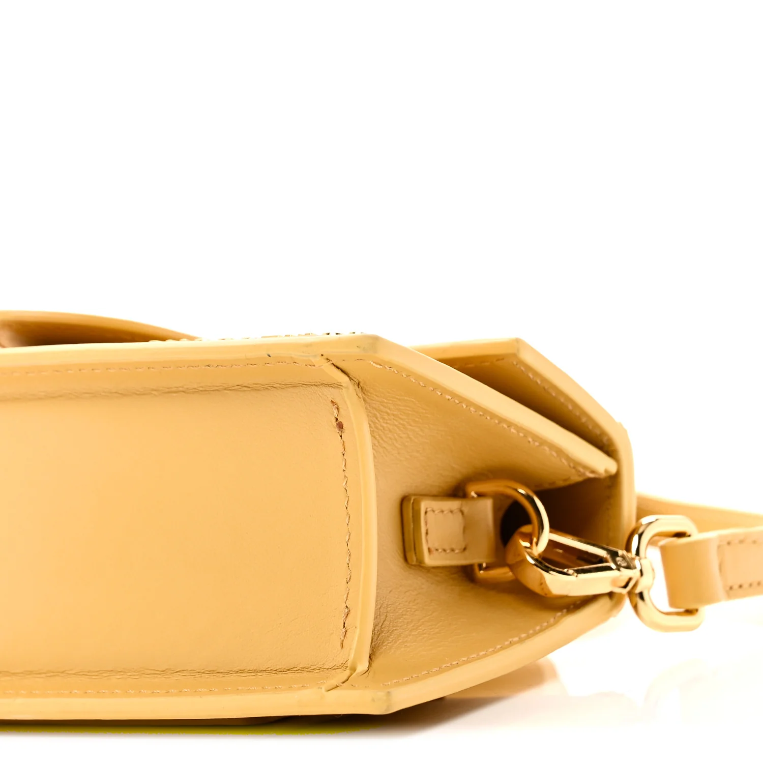 Smooth Calfskin Le Bambino Dark Yellow