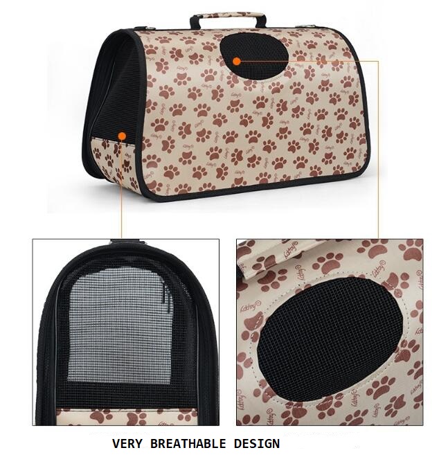 Collapsible Breathable Pet Cat Carrier Bag for Pet Outdoor Travelling Bag