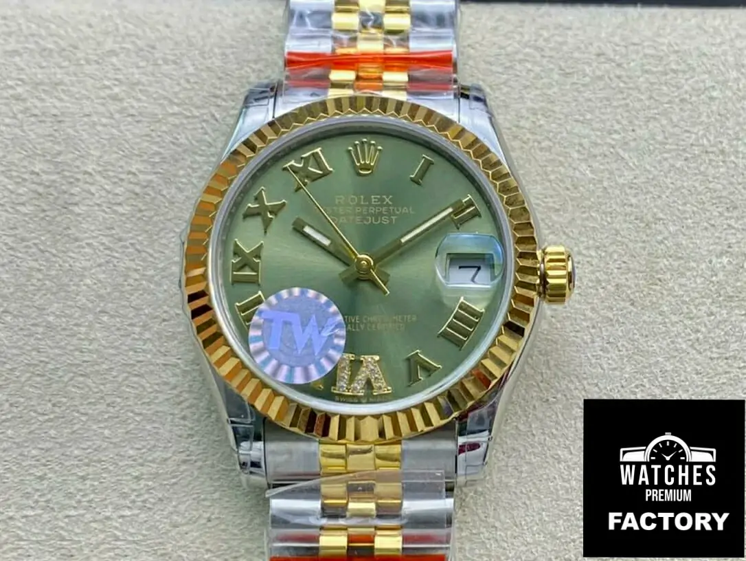 Rolex Datejust 178273 31MM TW Factory Green Dial