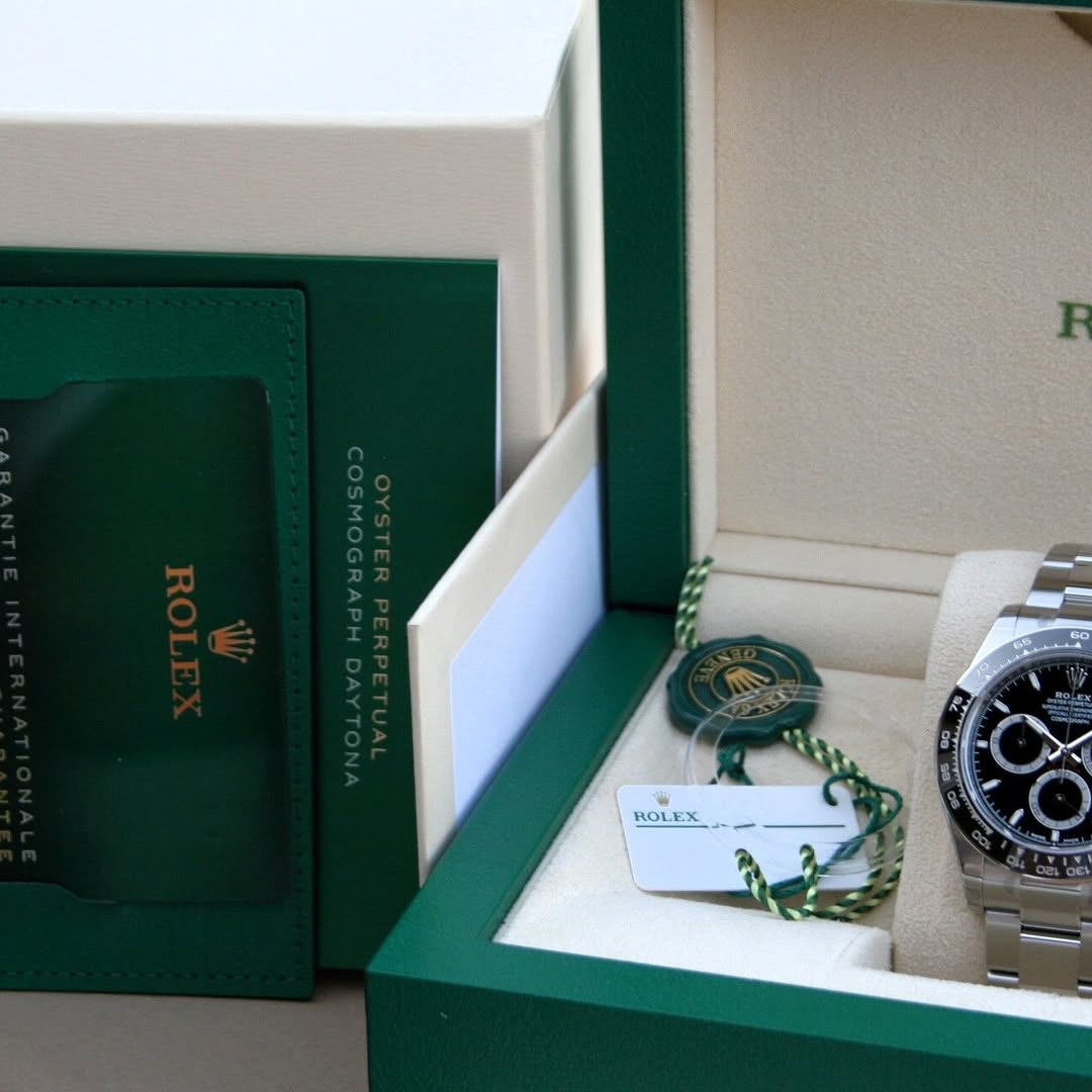 [Super Clone]Rolex Daytona 40mm Stainless Steel Black Dial  m126500ln-0002