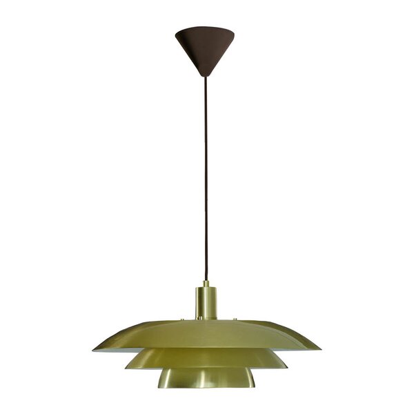 Epsilon taklampe 45 cm matt messing