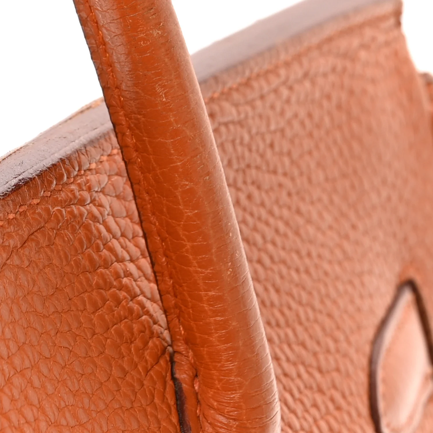 Taurillon Clemence Birkin 35 Orange