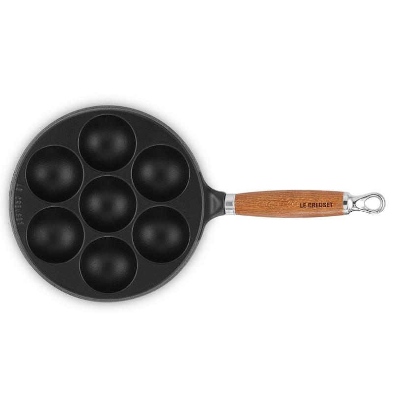 Munkepanne i støpejern 20 cm black