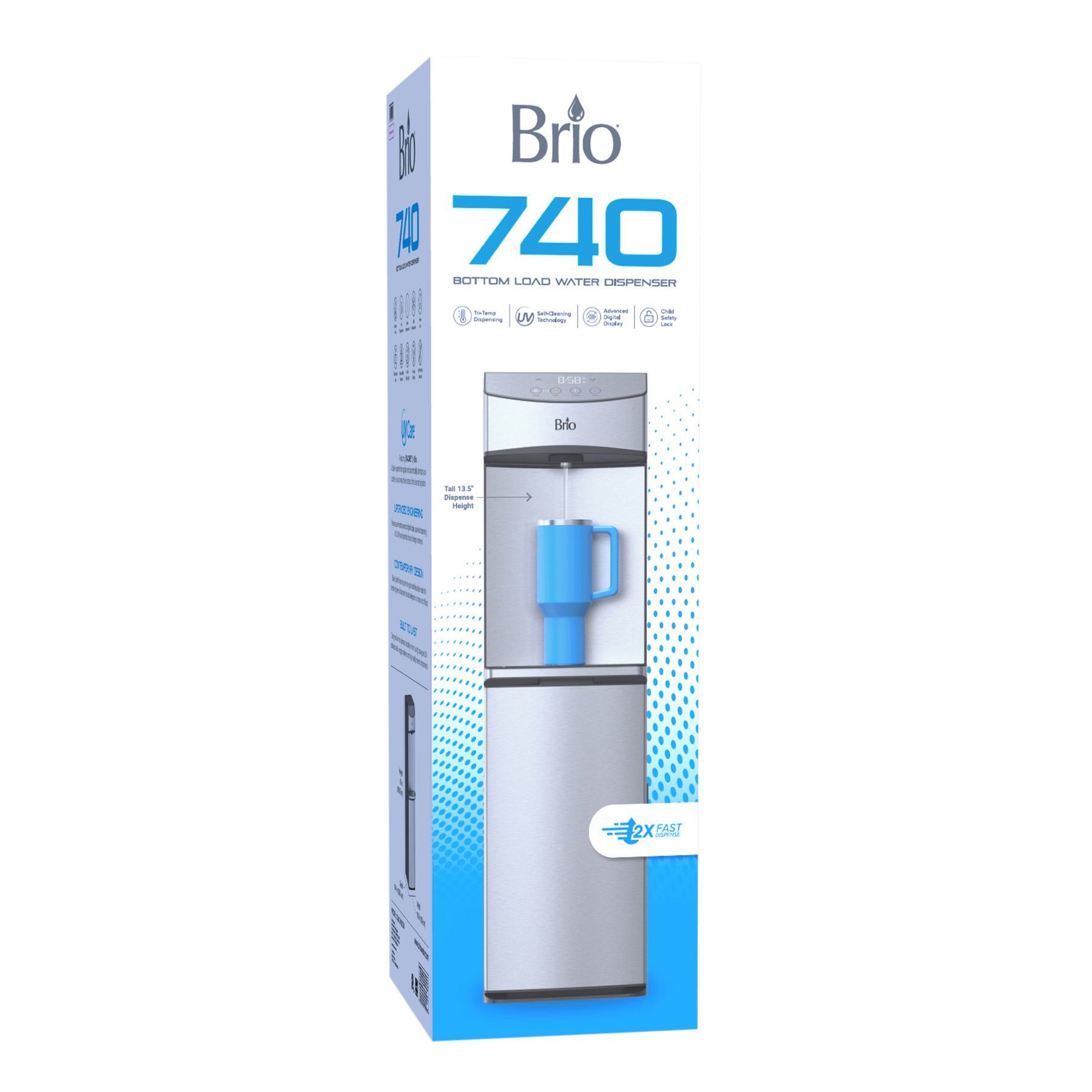 Brio 740 Series Self - Cleaning Bottom Load Water Cooler