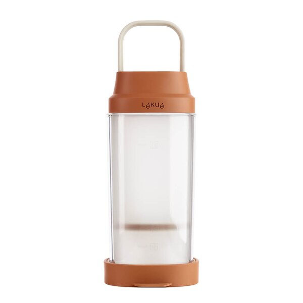 Produksjonsbeholder for plantebasert drikke 1 L terrakotta/klar