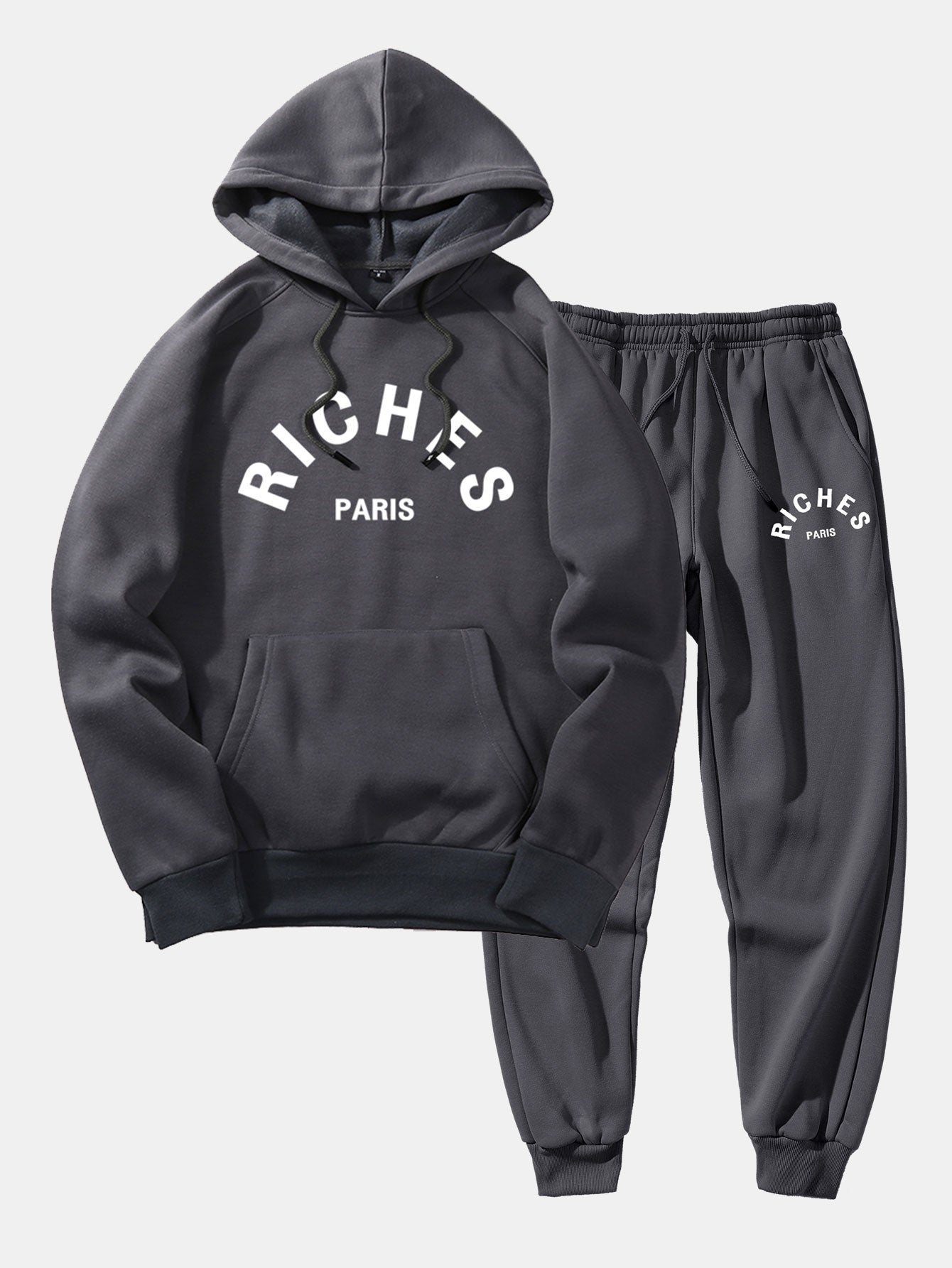 Sweat à capuche et pantalon de jogging Rich Paris Print