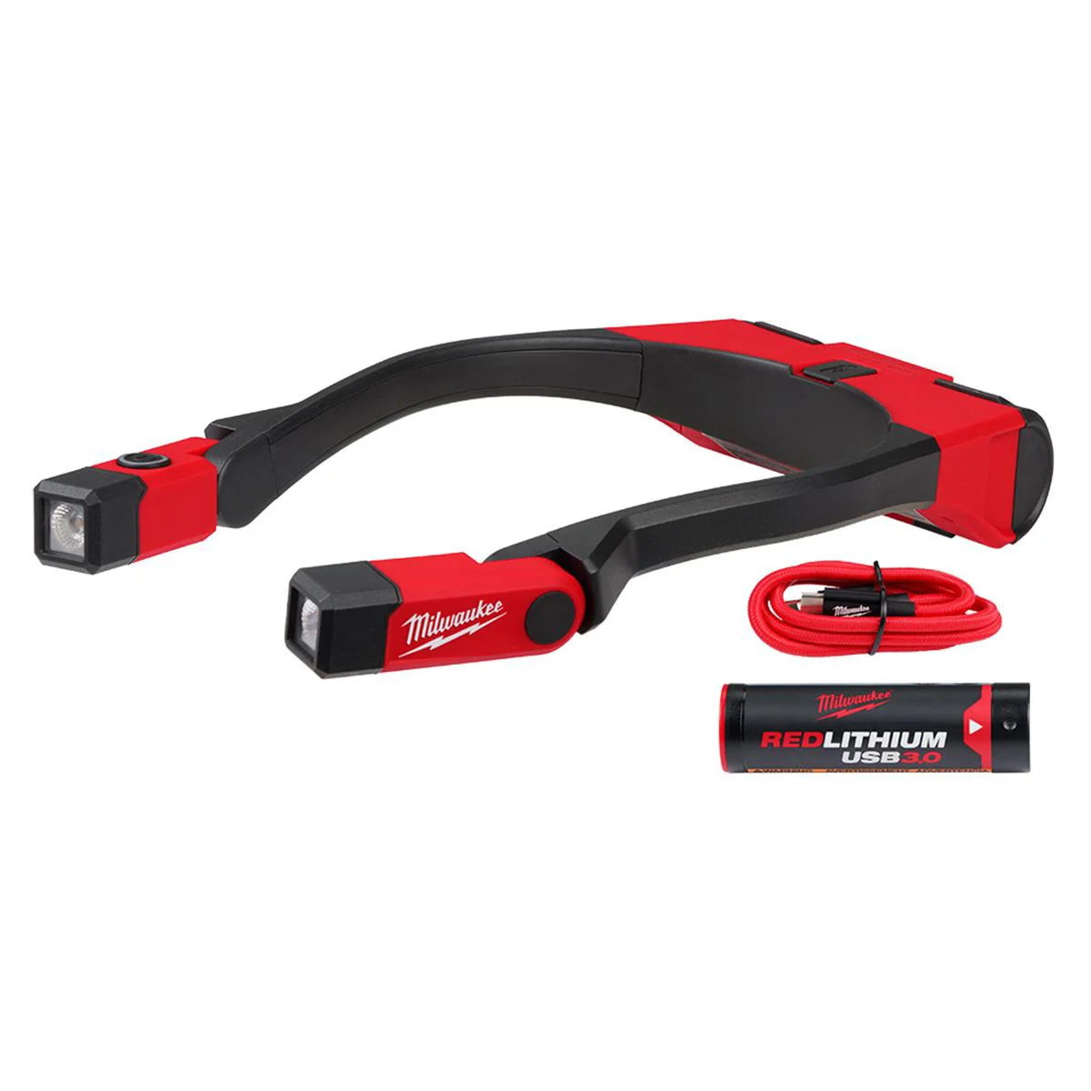 Milwaukee 2117 - 21 REDLITHIUM USB 400 L Neck Light with High - Definition Output