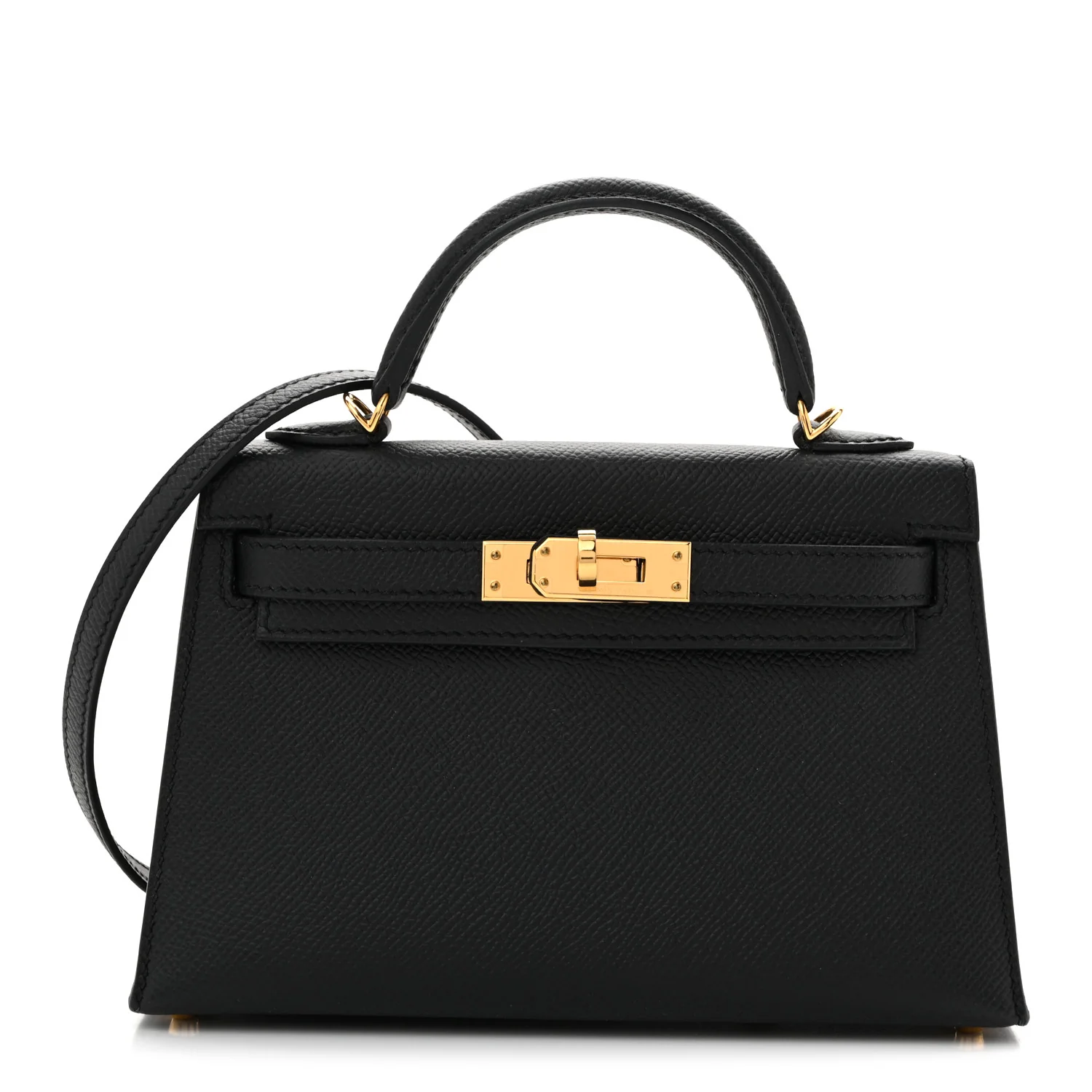 Epsom Mini Kelly Sellier 20 Black