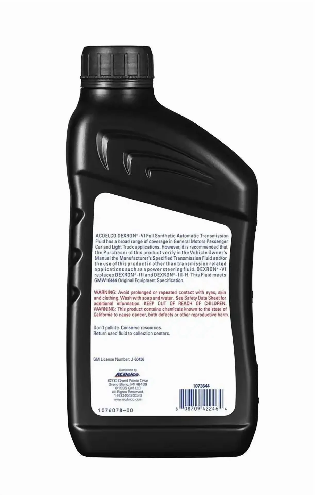 Dexron VI Full Synthetic Automatic Transmission Fluid 1 Quart 6 Pack - Image 3