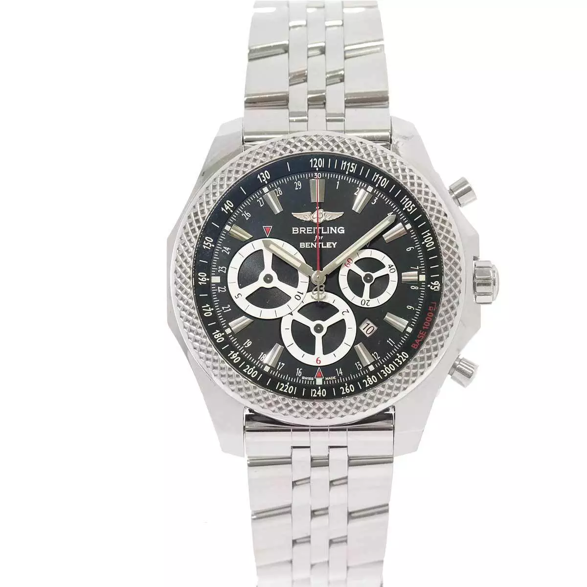 [Super Clone]BREITLING Bentley Bernart Racing A25366 Black Dial Mens Watch 90208147