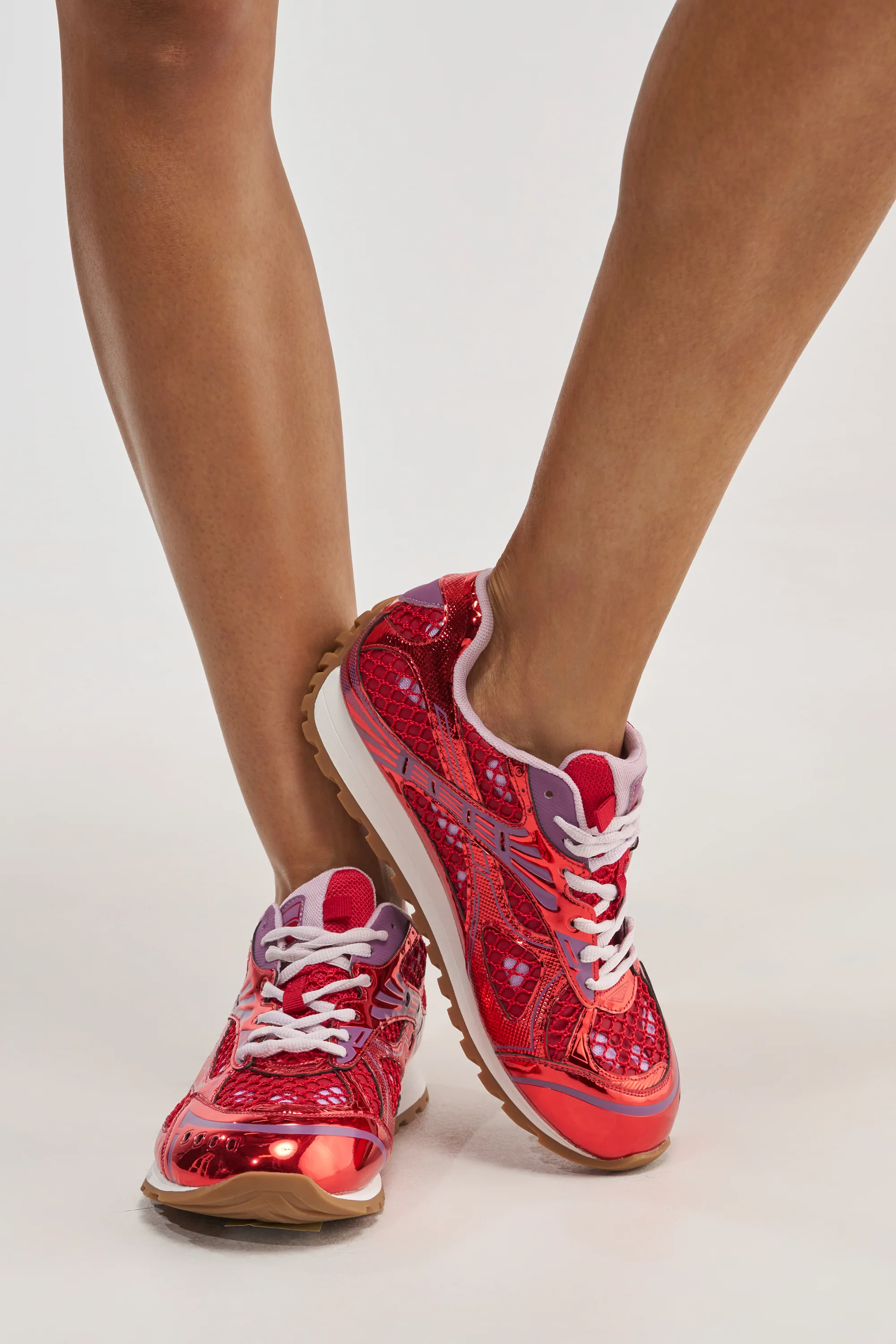 AKIRA GOLD LENIYA RED SNEAKER - Akira Store