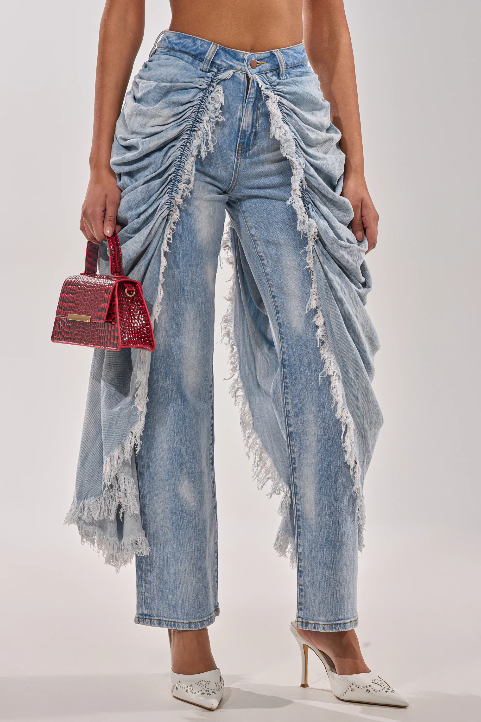 ALL OVER THE PLACE DENIM PANT - Akira Store