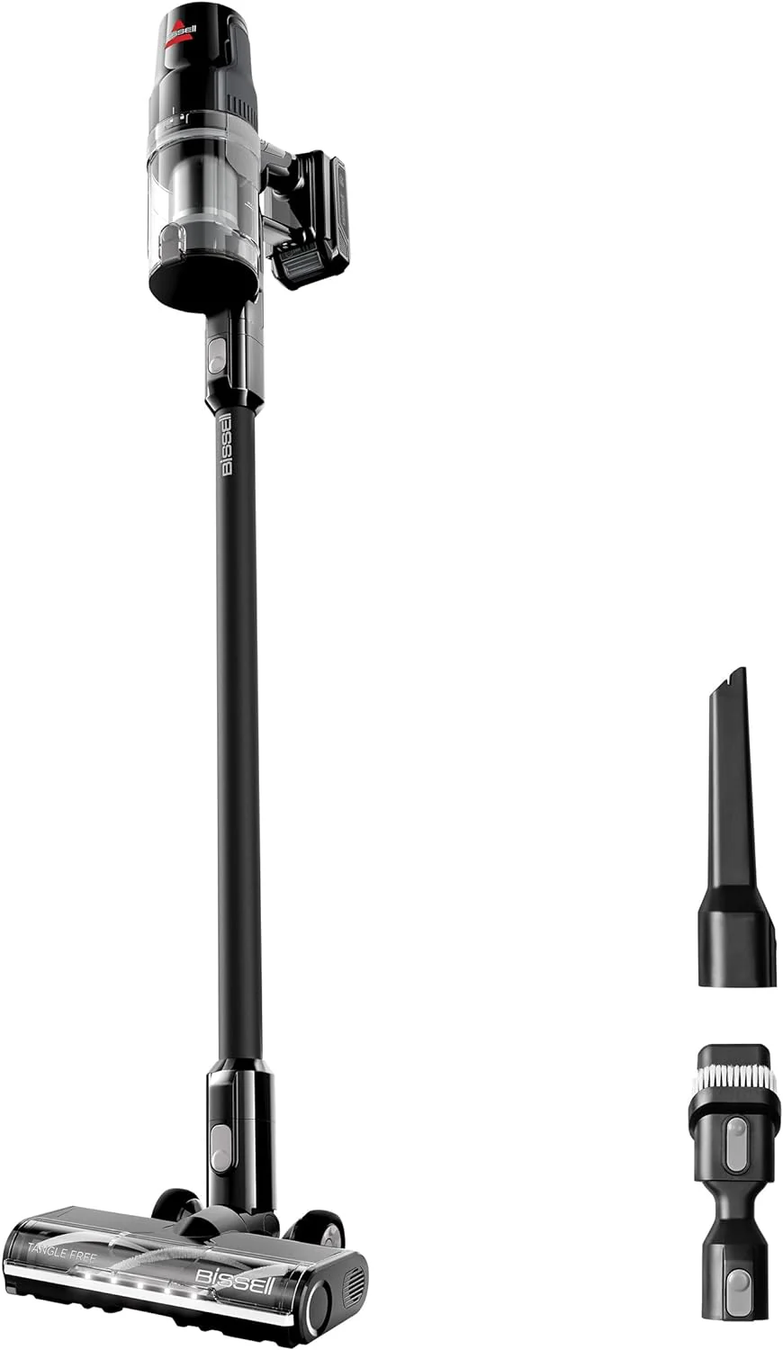 300w Lightweight Cordless Vacuum w/ Removable Battery, 40-min runtime, Deep-Cleaning Furbrush & Tangle-Free Brush Roll, LED lights, XL Tank, Dusting & Crevice Tool, Wall Mount