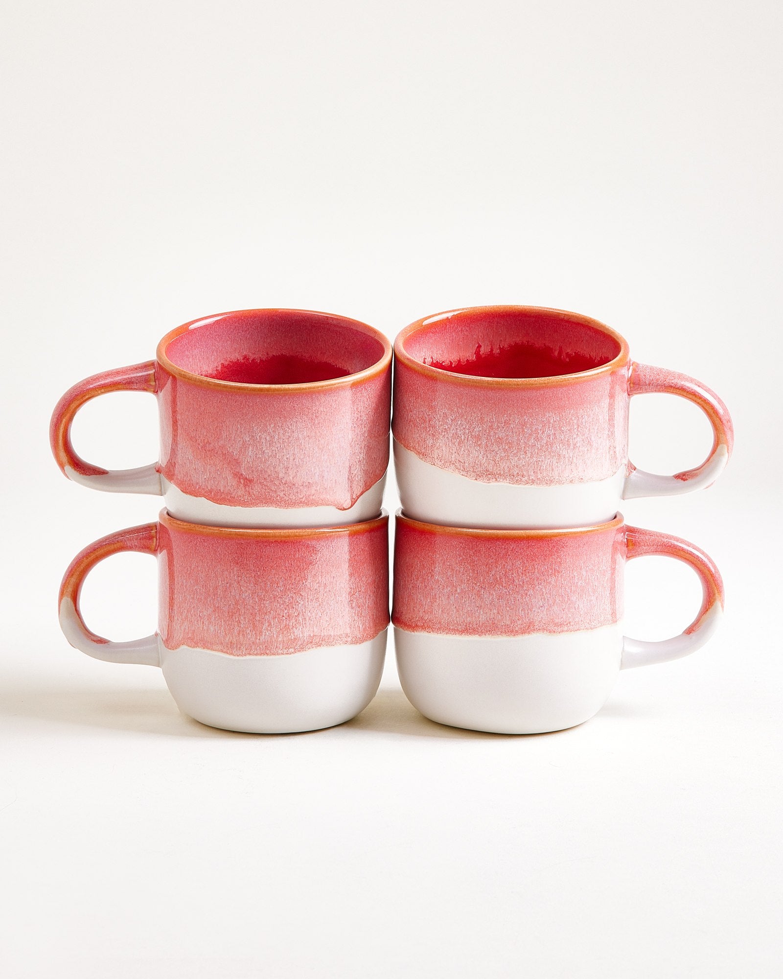 COIMBRA - LARGE MUG PINK SET OF 4