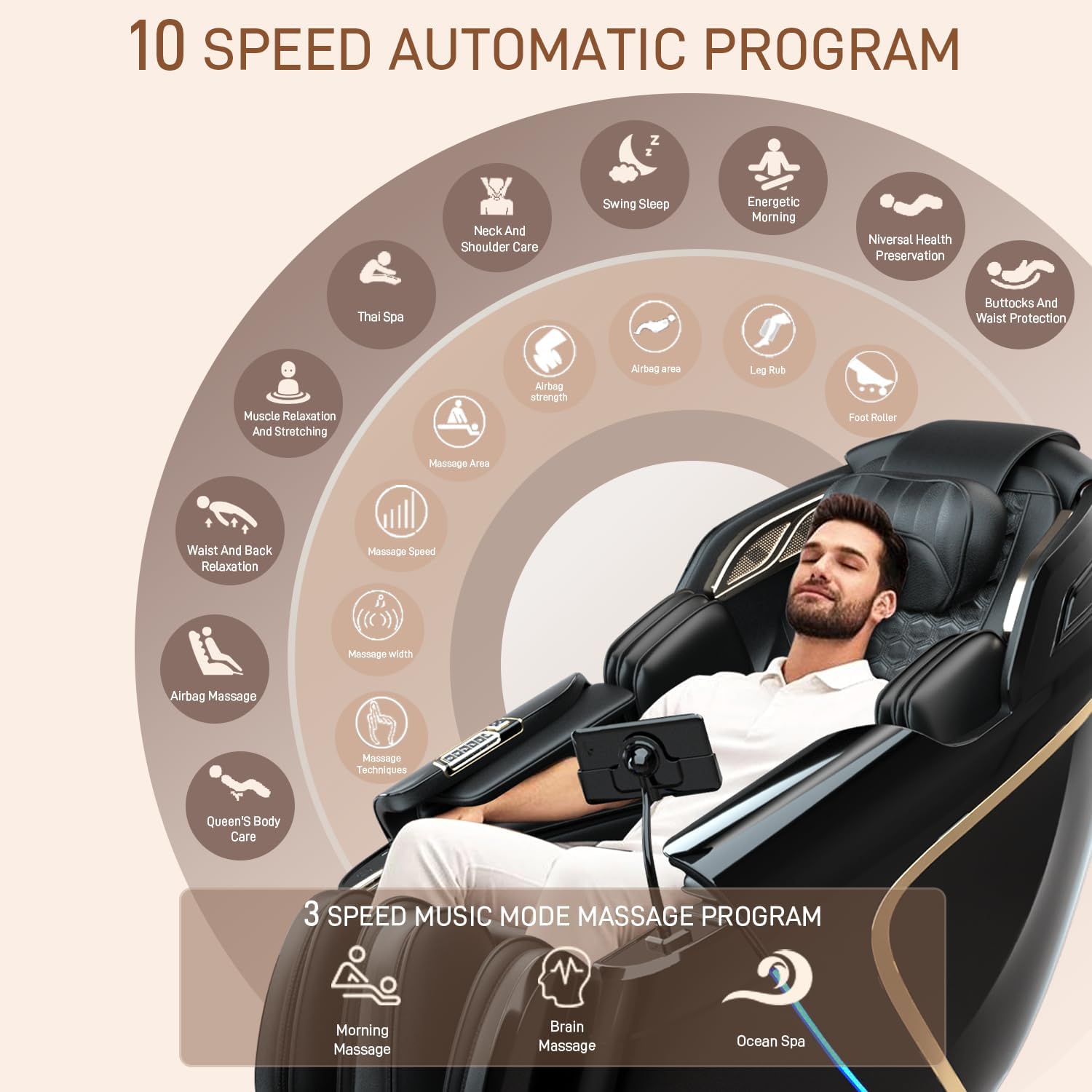 4D Zero Gravity Massage Chair 52