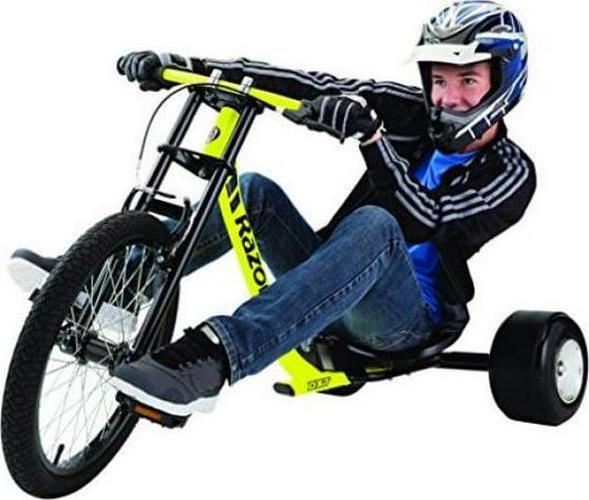 DXT Drift Trike Black/Yellow Steel Frame. 3-Wheeled Ride on Tricycle for Teens and Adults - Image 7