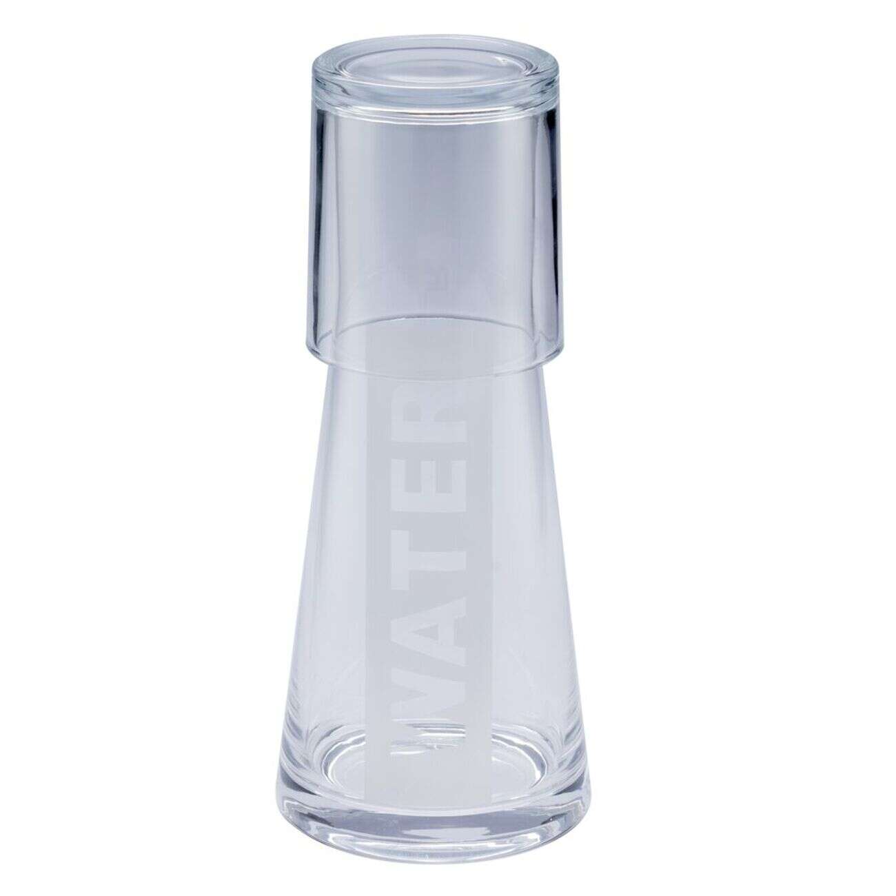 Serviteur de nuit carafe 800ml avec verre 290ml