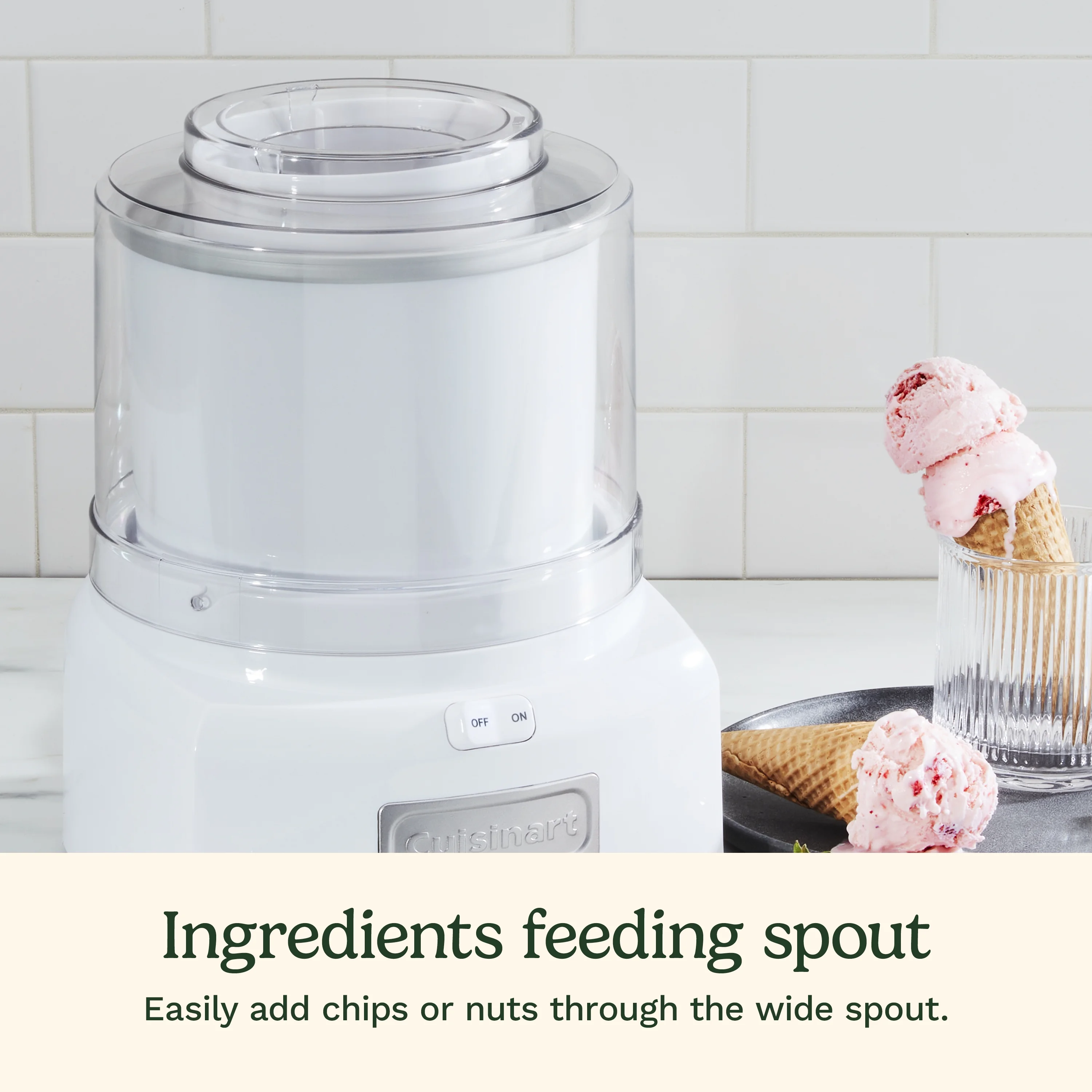 Ice Cream/Yogurt Makers Frozen Yogurt �C Ice Cream Sorbet Maker(White) - Image 7