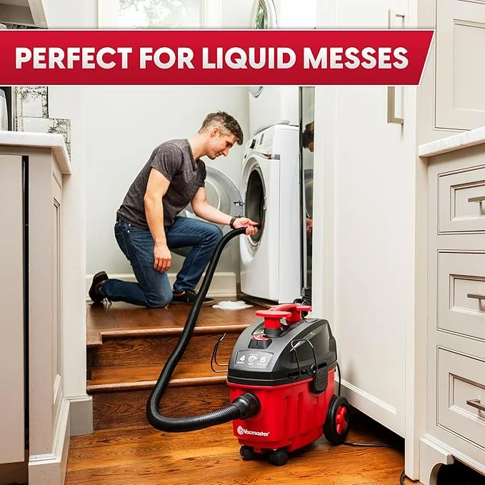 Vacmaster 4-Gallon 5 Peak HP Household Wet/Dry Vacuum - VF408B 1101