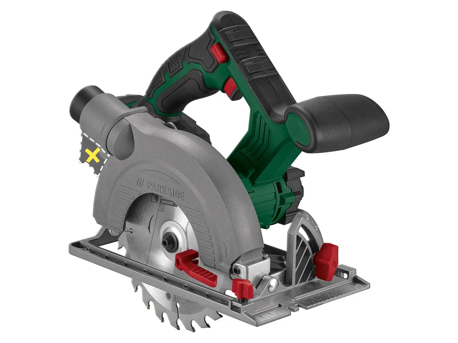 PARKSIDE Scie circulaire sans fil PHKSA 20-Li C4, 20 V