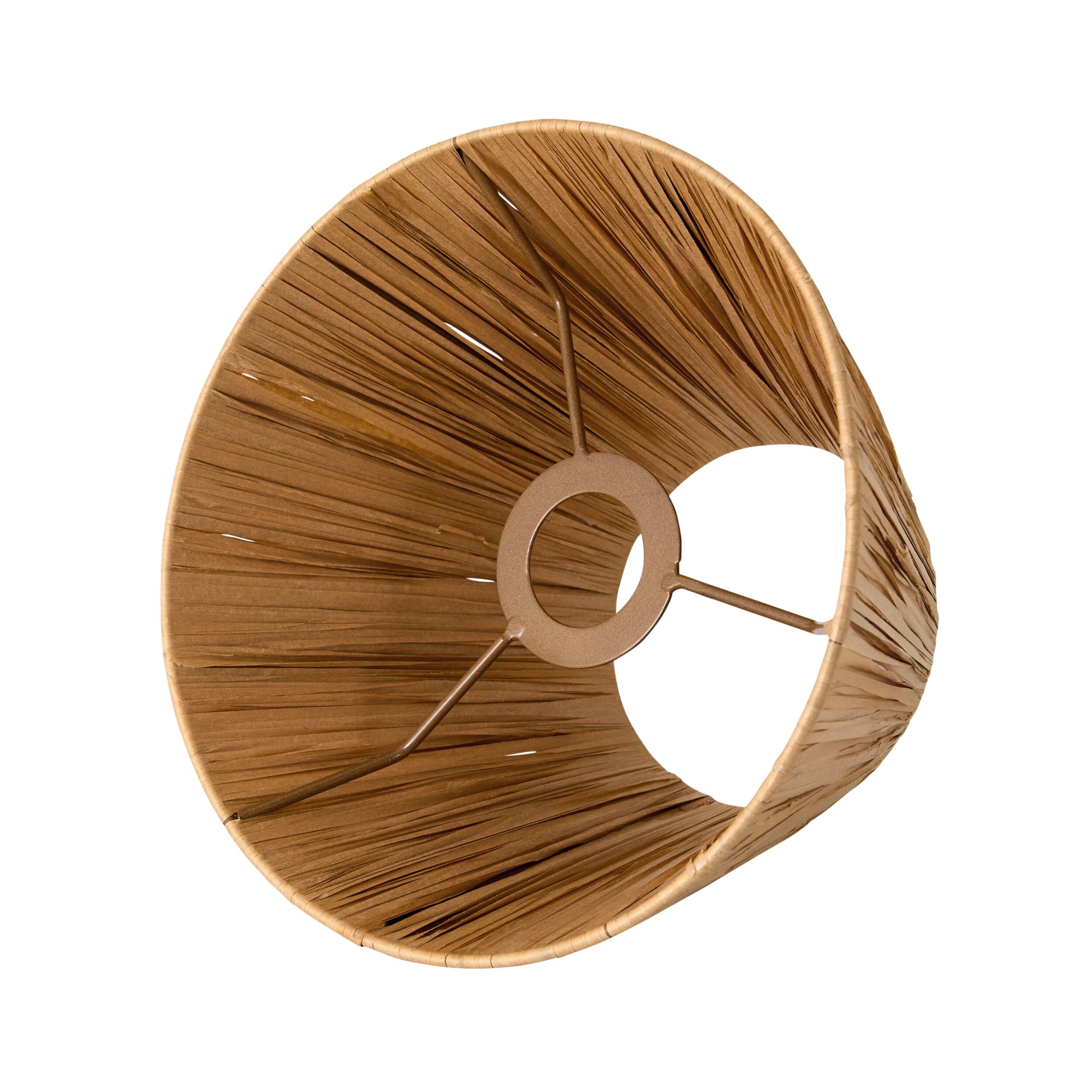 Tapered Raffia Shade 25x13x17cm