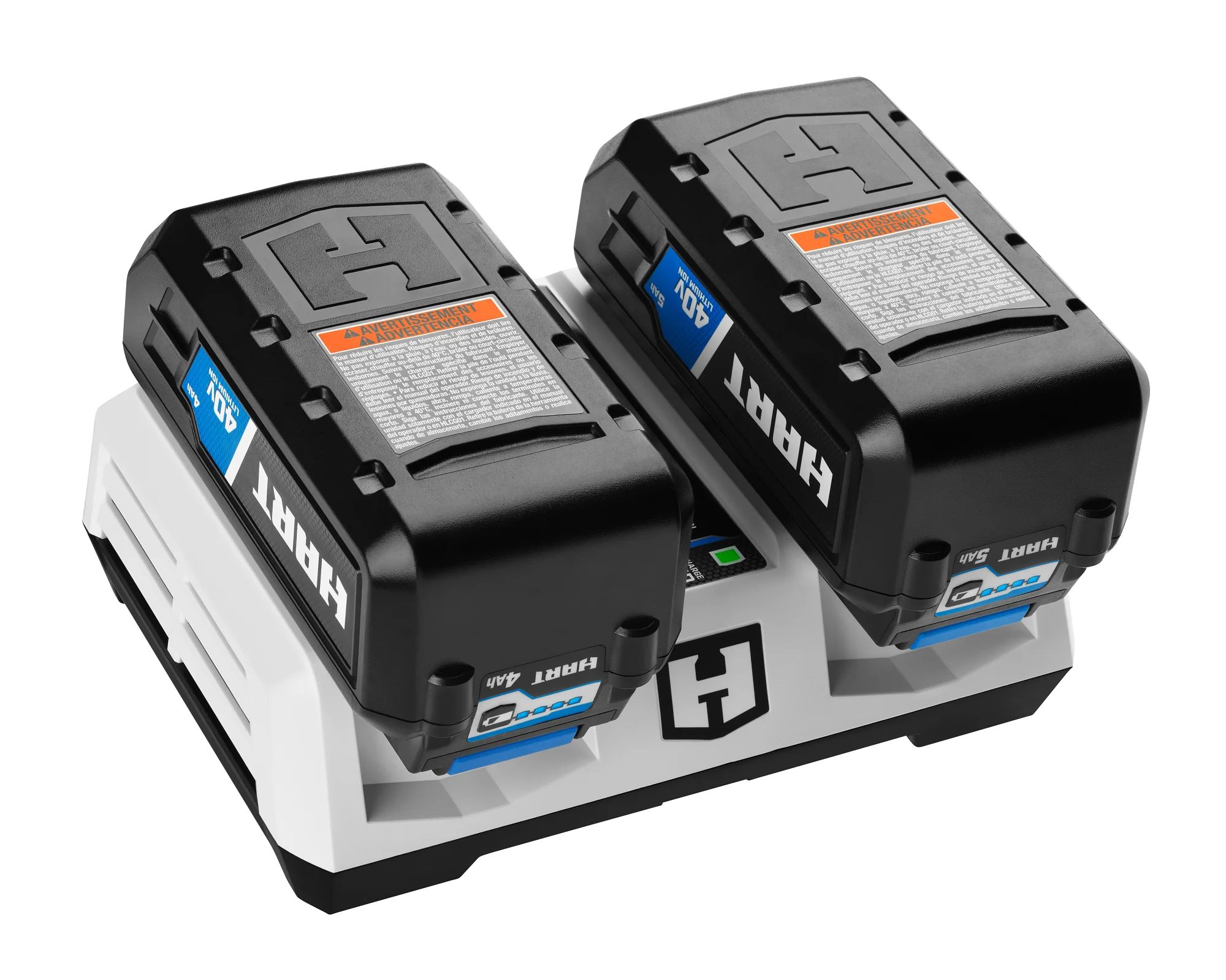 40-Volt Dual Port Fast Charger for 40V Batteries - Image 2