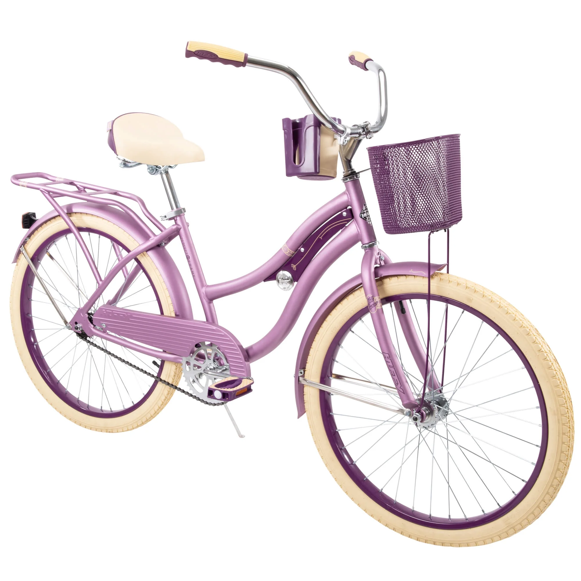 24" Nel Lusso Cruiser Bike, Fits Riders 4'8" 5'8", Purple, Adult, Women's(Purple/24") - Image 2