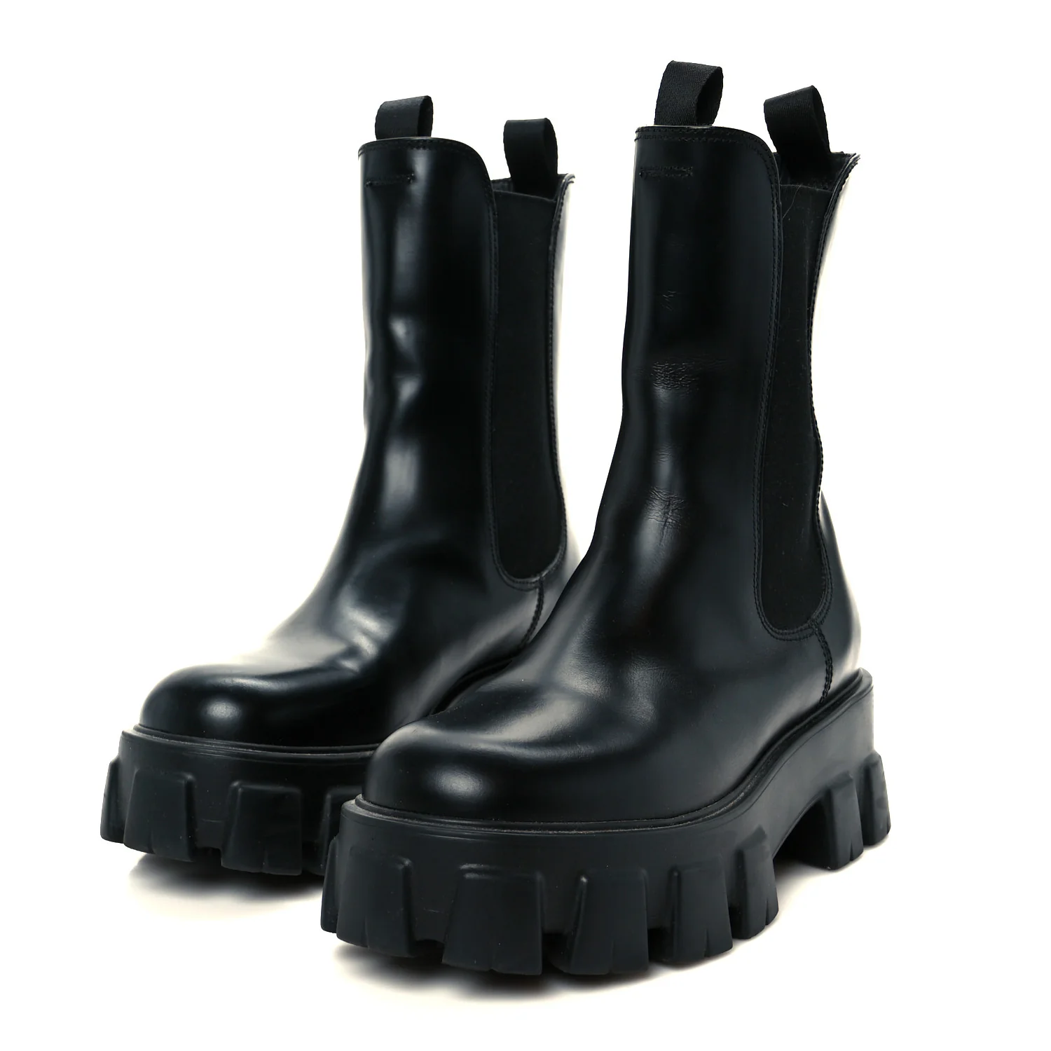 Spazzolato Rois Monolith Chelsea 55mm Tall Boots 38 Black