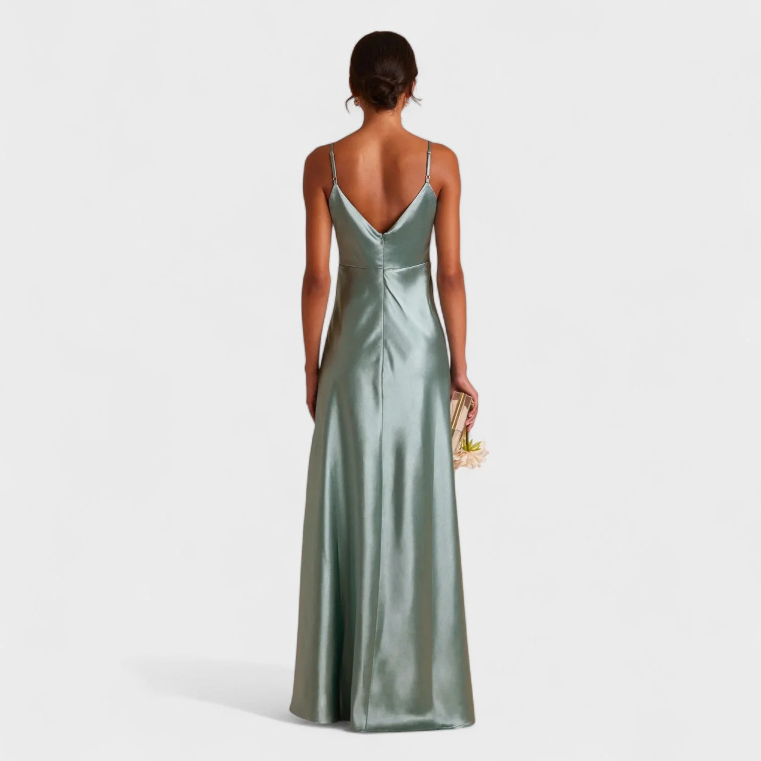 Robe nuisette en satin Lúcia
