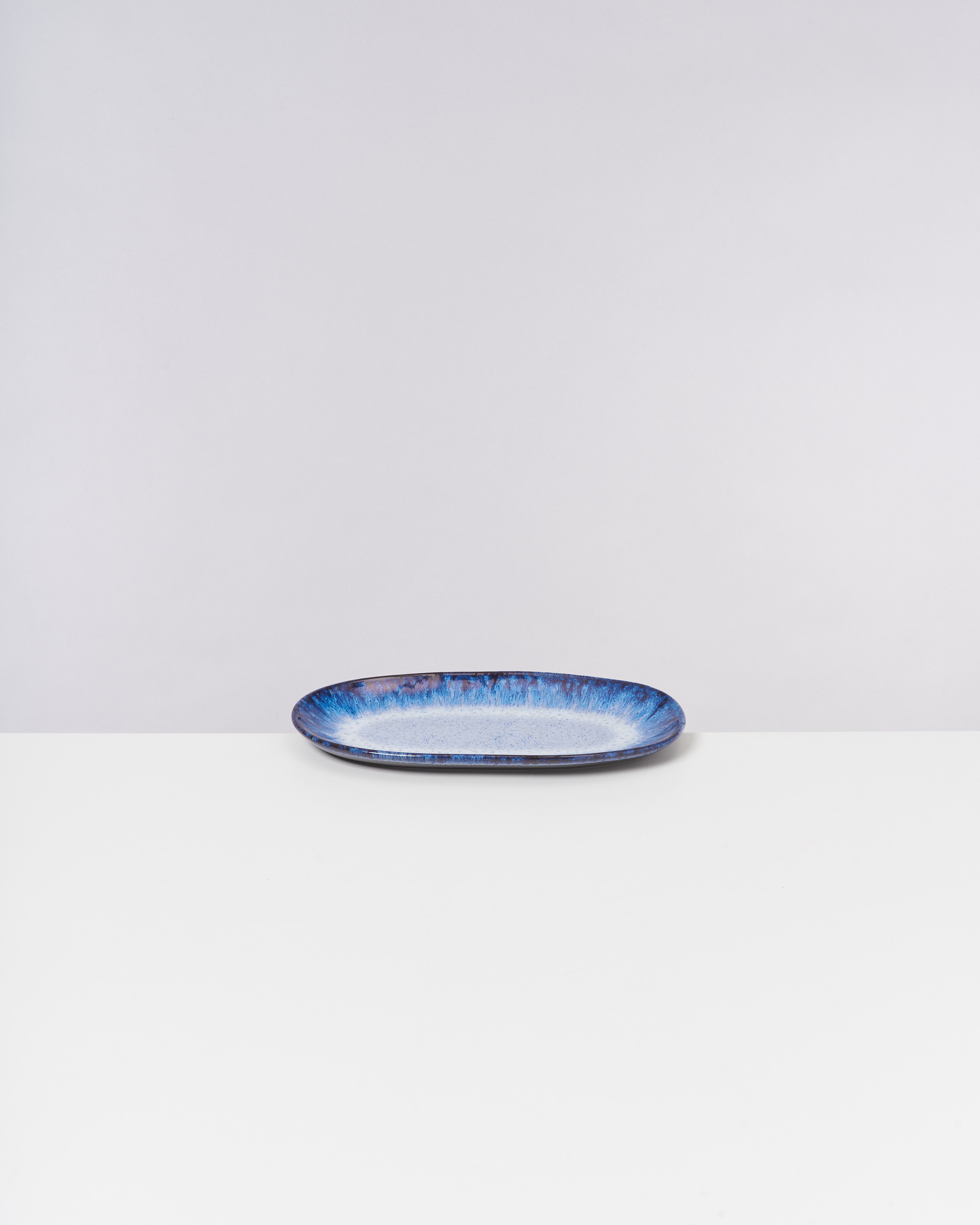 MELIDES - SERVING PLATTER M WHITEWATER