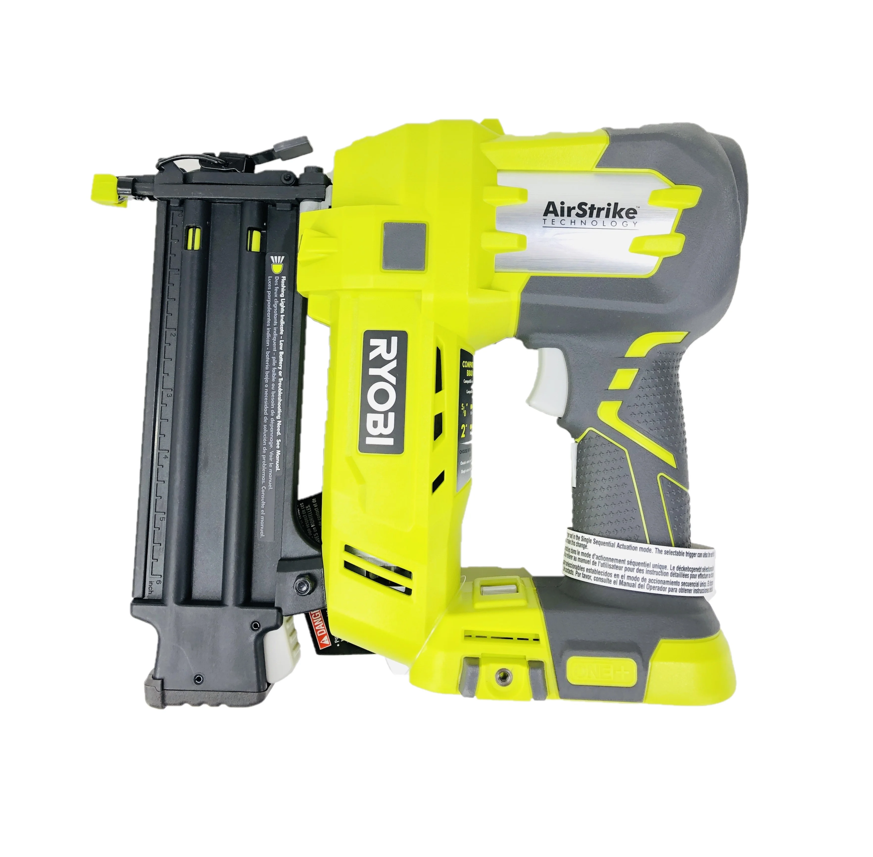 18V ONE+ 18 Gauge Cordless Brad Nailer Kit (Includes: P320 Brad Nailer, P102 Lithium-ion Battery Pack, P118b Charger) - Image 5