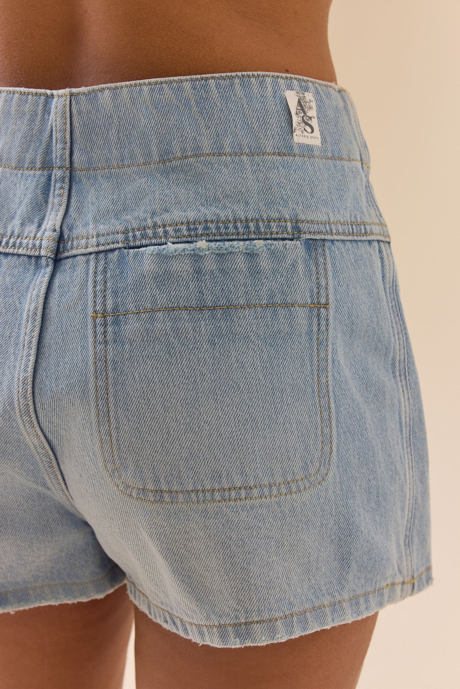 Dylan Side Tie Denim Skort
