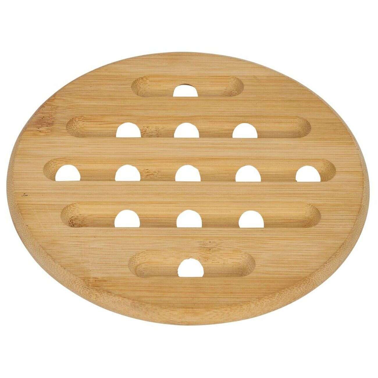 Dessous de plat en bambou ajouré Ø20cm