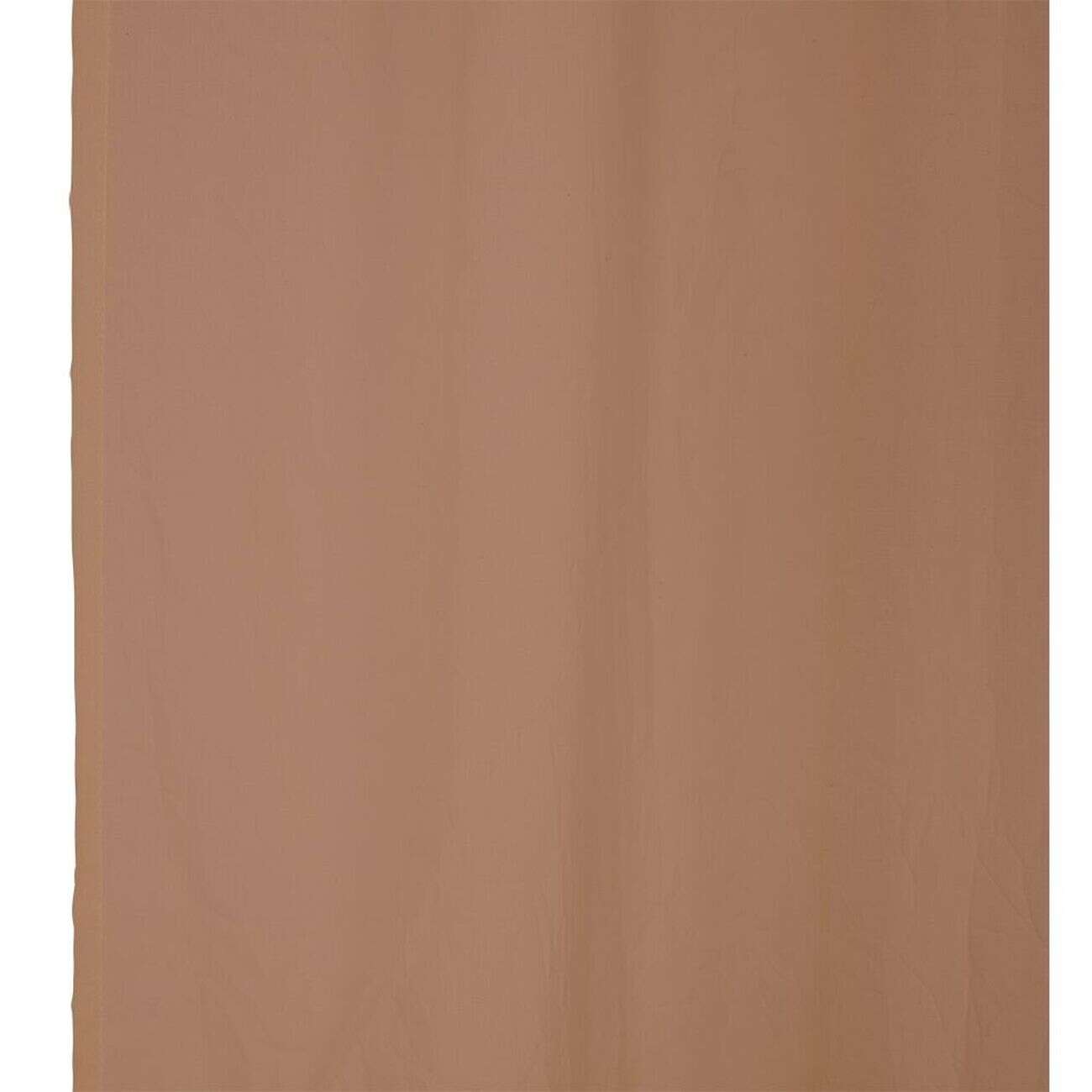 Voilage polycoton à pattes 140x240cm marron clair