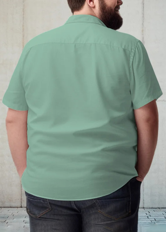 Chemise hawaïenne décontractée à manches courtes pour homme, grandes tailles, idéale pour les vacances (réf. 006)