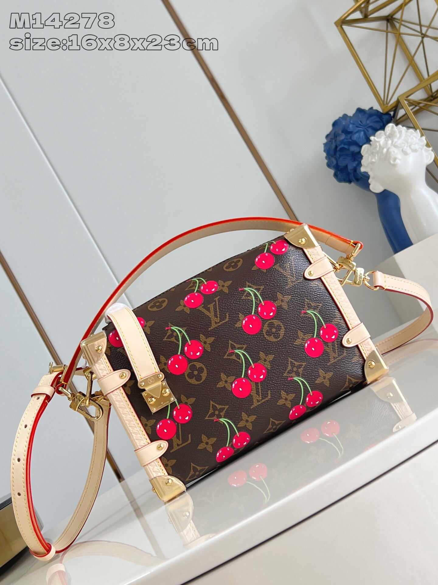 【ルイヴィトン】チェリーが主役♪ LV × TM サイドトランク MM 14278