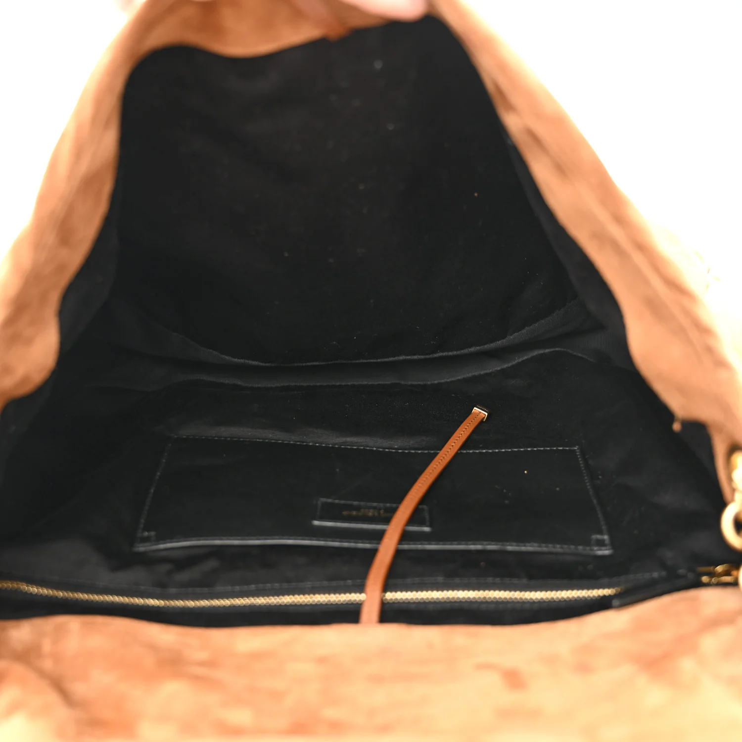 Suede Matelasse Monogram Large Jamie 4.3 Snuff