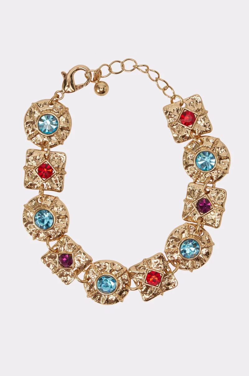 MULTICOLOR STONE BRACELET - Akira Store