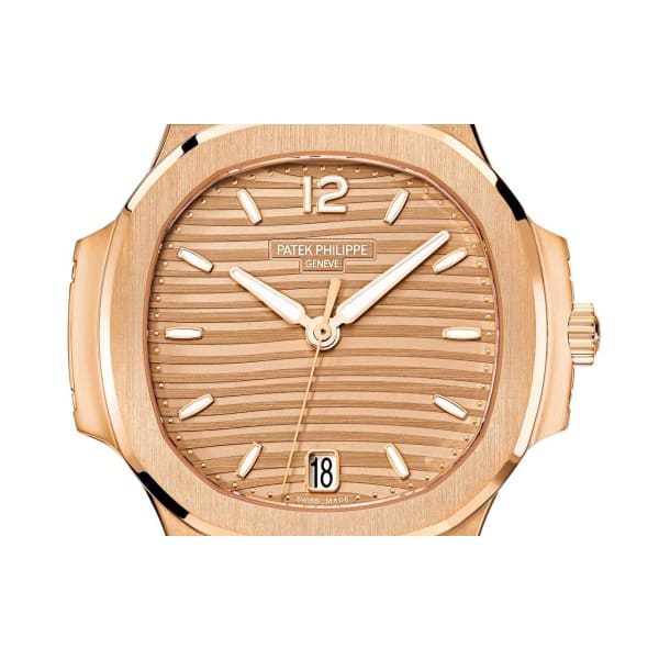 【Super Clone】Patek Philippe Nautilus Rose Gold 7118-1R-010 with Golden Brown Opaline dial