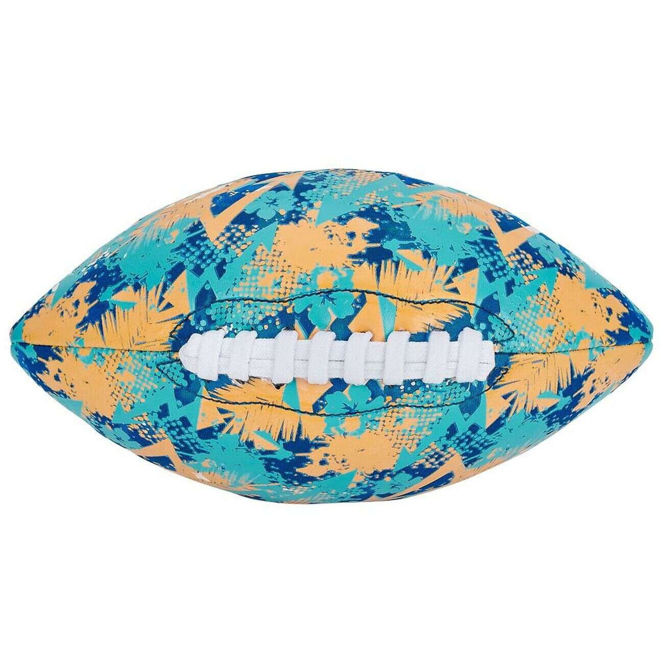 Ballon de plage rugby Funky couleur changeante plastique Ø12cm