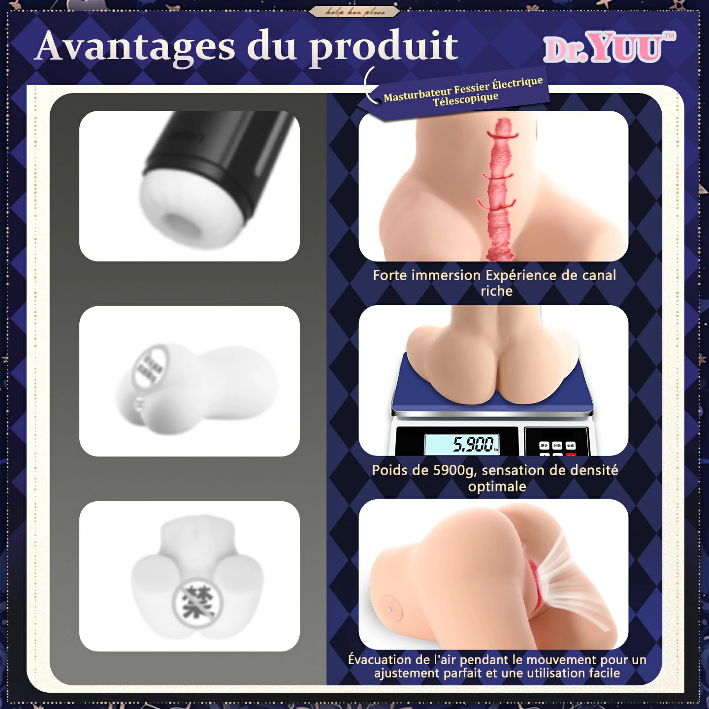 Boîte neutre Dr.YUU, expédition 100% discrète et vie privée garantie.