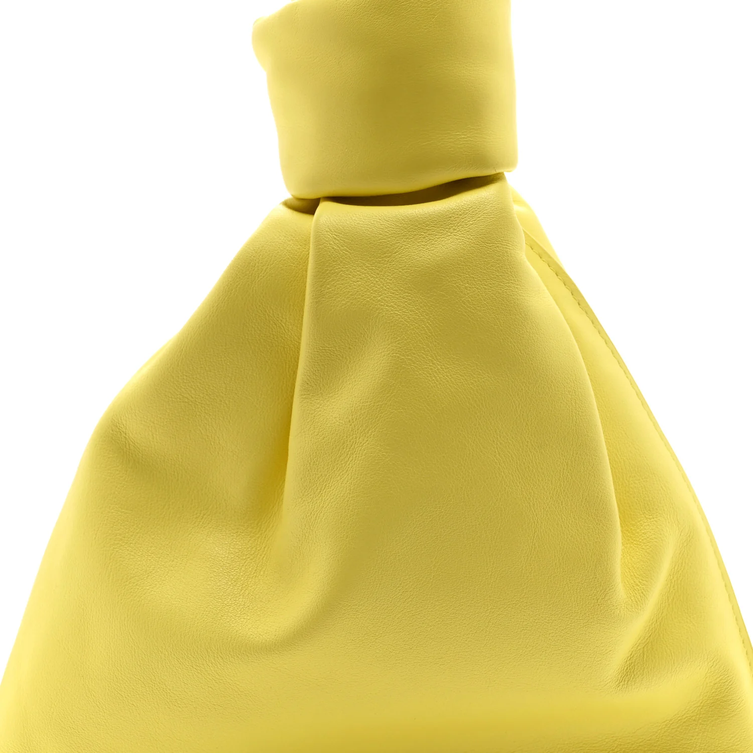 Calfskin Mini BV Twist Yellow